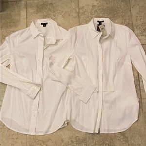 Ann Taylor white button down bundle